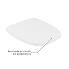 Assento Sanitário Fit|Versato Polipropileno Fechamento Comum Branco Sensea